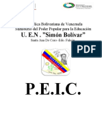 Peic Simon Bolivar 2022