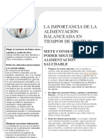 La Importancia de La Alimentación Balanceada en Tiempos de COVID 19