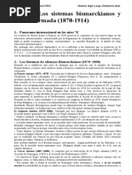 Tema 8 Los Sistemas Bismarckianos y La Paz Armada (1870-1914)