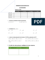 Deberes de Matemáticas 1