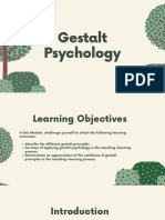 Module 5 Gestalt Psychology (Part 1) PDF