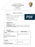 Detailed Lesson Plan Music in Grade 1 - TALA - RENZ - S. - BPED2B