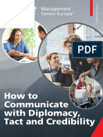 How To Communicate With Diplomacy Tact and Credibility