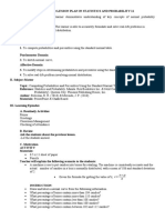 Semi Detailed Lesson Plan in Stat. & Prob 11