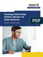 Master of Data Science Programme Guide