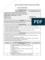 FÍSICA EXPERIMENTAL II - PLANO DE ENSINO e CRONOGRAMA DE AULAS - 2022