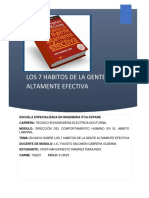 Ensayo Sobre Los 7 Habitos de La Gente Altamente Efectiva Cristhian Ramirez 152221 Ele 31