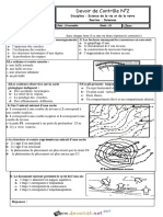 Devoir de Contrôle N°2 - SVT - 2ème Sciences 