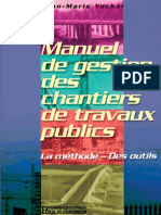 Manuel de Gestion Des Chantiers de Travaux Publics