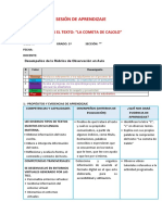 Sesión de Aprendizaje Comunicación