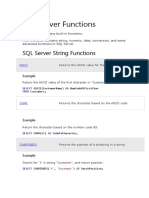 SQL Server Functions