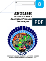 English8 - q3 - CLAS2 - Analyzing Propaganda Techniques - v4 - FOR QA - Carissa Calalin