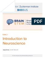 Lesson Plan Topic 1 - Introduction Neuroscience