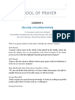 Materi School of Prayer PDF