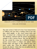 Creation of The Solar System