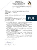 D.J. de No Contar Con Impedimento de Contratar Con El Estado 2023