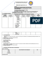 Session Plan in Tle 10