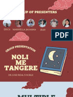 Noli Me Tangere Presentation