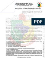 Estado Do Rio Grande Do Sul Câmara Municipal de Alegrete Palácio Lauro Dornelles