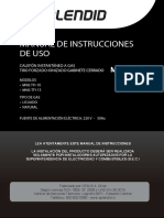 Manual de Uso Nuevo Master Tiro Forzado 10 - 13 Splendid