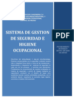 Procedimiento de Trabajo Seguro Izaje de Cargas en Revision