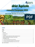 Calendrier Agricole Pour La Première Campagne 2023 Version FR PDF