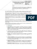 P-SST-018 Procedimiento para La Conformacion y Funcionamiento Del CCL V1