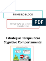 Primeiro Bloco Introdução Tecnicas Terapeuticas