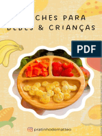 Receitas de Lanches para Bebês e Crianças - @pratinhodomatteo PDF