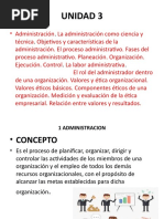 Unidad 3 Administracion de Las Organizaciones