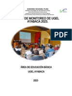 Plan de Monitoreo 2023