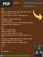 React MUI Responsive FlexBox Grid