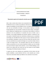 Vocacional 2 Formiga Teste de Avaliação Modulo 8