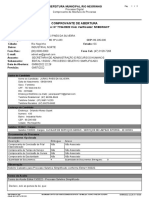 Comprovante de Abertura: Prefeitura Municipal Rio Negrinho