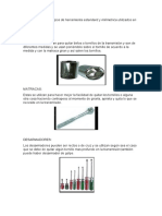 Consultar Los Tipos de Herramienta Estandard y Milimetrica Utilizados en La Transmision