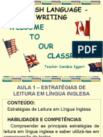 Técnica de Leitura de Textos em Inglês - 1 Aula