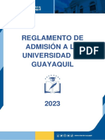 REGLAs ADMISIÓN A LA UG