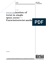 BS ISO 17202 2002 Textiles. Determination of Twist in Singl