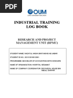 Industrial Training Log Book