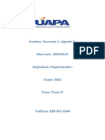 Programacion I-Tarea IV