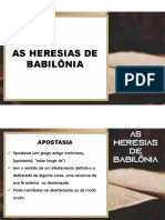 AS Heresias de BABILONIA