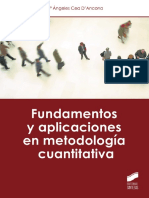 Cea D'Ancona, M. A. (2012) - Fundamentos y Aplicaciones en Metodología Cuantitativa PDF