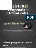 Asistensi: Pengenalam Hewan Coba