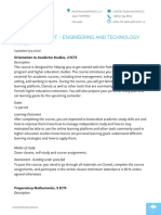 Course Content Pathway Engineering Track Autumn 2022 - Website