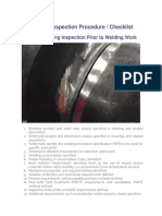 Welding Inspection Procedure