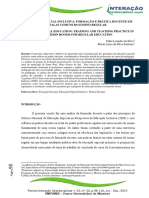 Educação Especial Inclusiva Formação e Prática Docente em Salas Comuns Do Ensino Regular