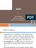 Introduction To Dbms Lecture 1