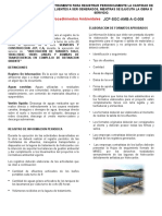 Instrumento para Registrar Periodicamente La Cantidad de Efluentes A Ser Generados, Mientras Se Ejucuta La Obra o Servicio