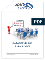 Catalogue Des Formations CAO KF 2022