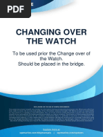 SQE MARINE Changing Over The Watch 2018 - 05